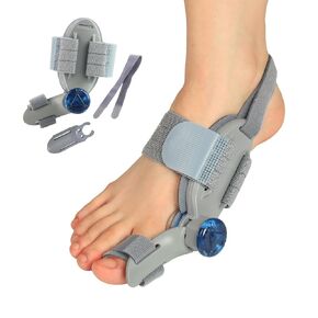 Bunion Corrector for Men and Women Big Toe, Adjustable Knob Bunion Fix Splint for Bunion Relief, Hallux Valgus Toe Straightener Device with Silicone Bunion Pad, Suitable for Left/Right Feet