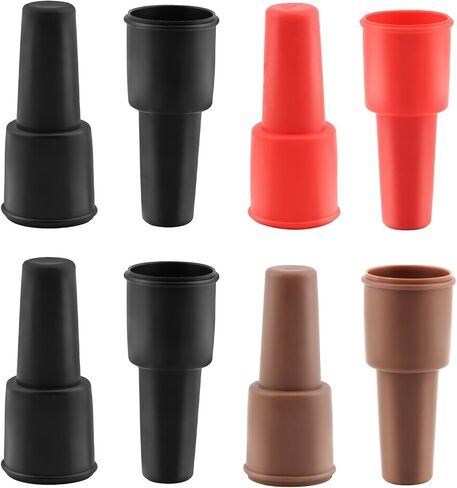 8pcs Silicone Wine Stopper, Colorful Wine Stoppers for Wine Bottles, Silicone Wine Seal Stopper, Wine Bottle Cover Caps for Wine Champagne Beer Bottle(8pcs/set) in Saudi Arabia