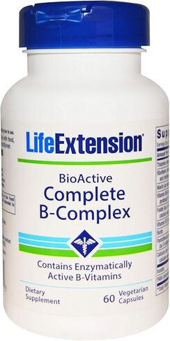 BioActive Complete B-Complex، 60 كبسولة نباتية، حزمة-3 in Kuwait
