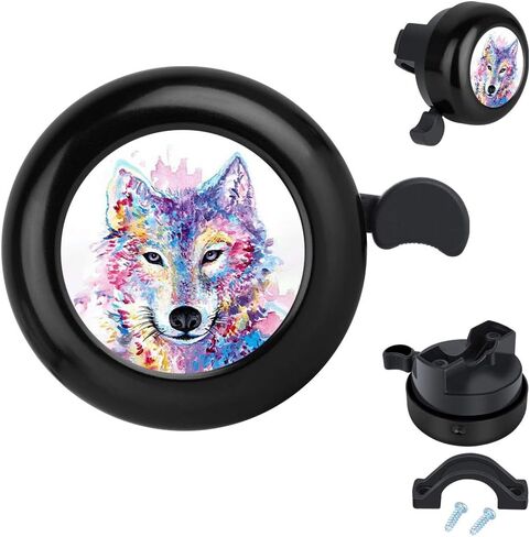 MZELQ Bicycle Bell Cute Clear Sound Adjustable Size Aluminum Bike Accessories Bell Ring for Girls Women Kids Adults in Saudi Arabia