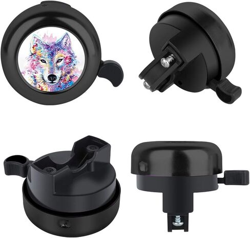 MZELQ Bicycle Bell Cute Clear Sound Adjustable Size Aluminum Bike Accessories Bell Ring for Girls Women Kids Adults in Saudi Arabia