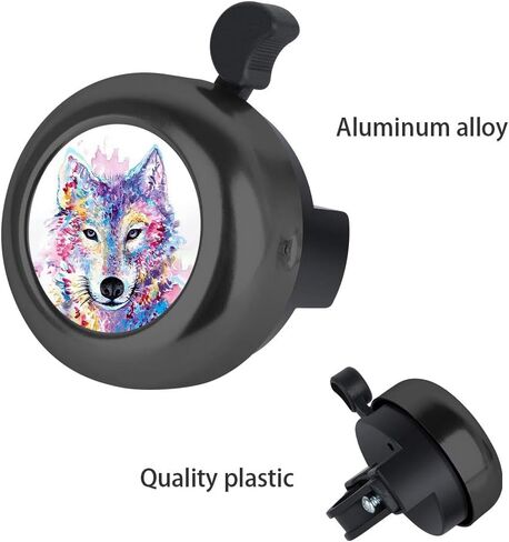 MZELQ Bicycle Bell Cute Clear Sound Adjustable Size Aluminum Bike Accessories Bell Ring for Girls Women Kids Adults in Saudi Arabia