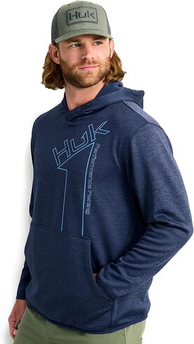 HUK Men's Coldfront+ Graphic, Performance Fishing Hoodie in Saudi Arabia