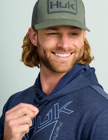 HUK Men's Coldfront+ Graphic, Performance Fishing Hoodie in Saudi Arabia
