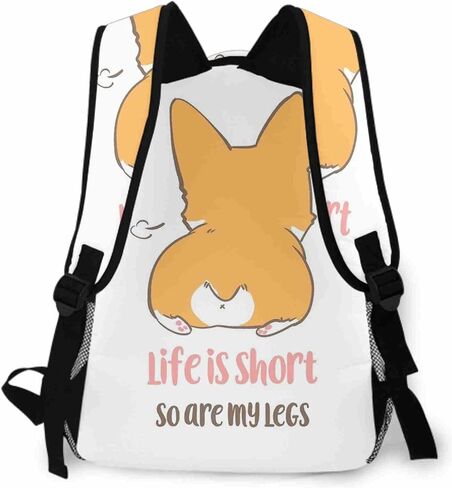 Imiss Welsh Corgi Backpack for Girls Boys with Multi-Pockets | School Bookbag Daypack Travel Bag in Saudi Arabia
