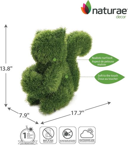 Naturae Decor Artificial Topiary - Artificial Grass Garden Plush Topiary (Squirrel) in Saudi Arabia
