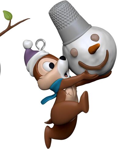Hallmark Keepsake Christmas Ornaments 2024, Disney Chip and Dale Up to Snow Good, Set of 2, Gifts for Disney Fans in Saudi Arabia