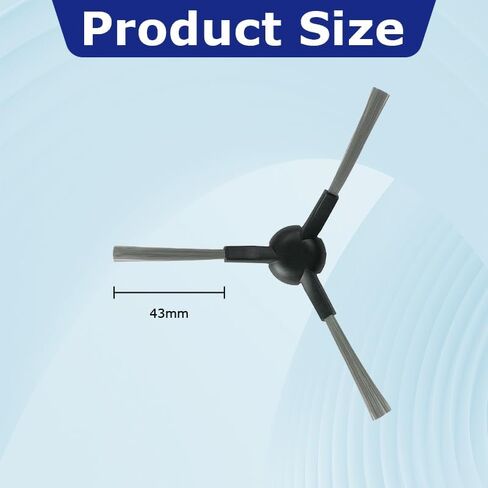 8pcs Side Brush Compatible with The Dreame S30 X30 / X30 Ultra / X30 Pro Robot Vacuum Cleaner in Saudi Arabia