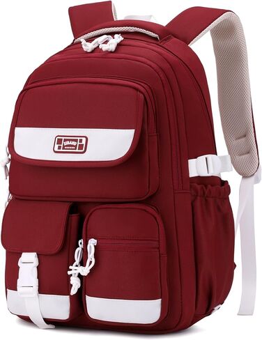 MITOWERMI Girls Backpack Kids Backpack for Boys Multi-Pocket Elementary Middle School Students Bookbags for Boys Teens Casual Daypack Purple in Saudi Arabia