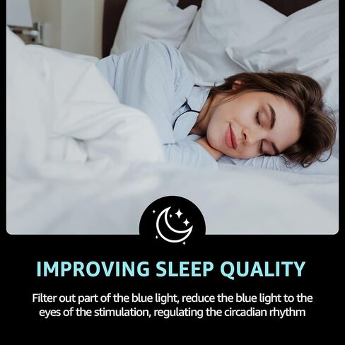 نظارات TJUTR Clip On Blue Light Blocking للنظارات الطبية الكبيرة، نظارات مضادة لإجهاد العين، فكرة لتلفزيون ألعاب الكمبيوتر in Kuwait