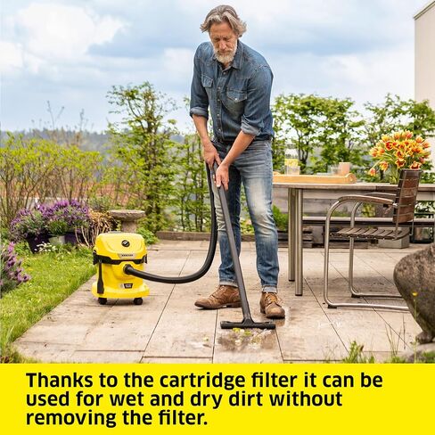 Karcher 2 Compact WD 2-18, Yellow in Saudi Arabia