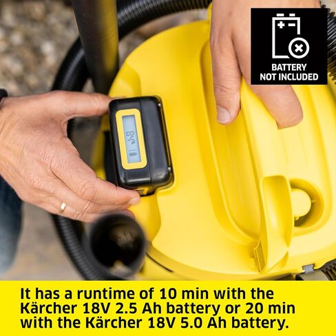 Karcher 2 Compact WD 2-18, Yellow in Saudi Arabia