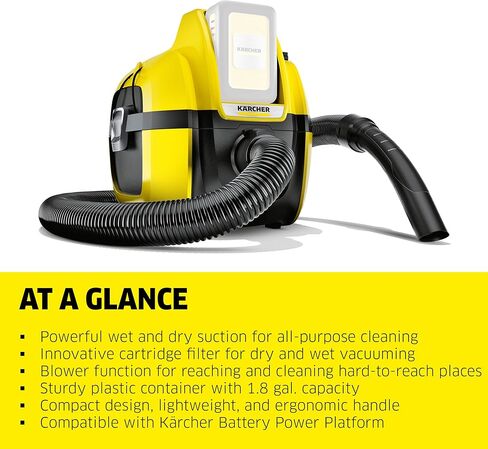 كارشر 2 كومباكت WD 2-18، أصفر in Kuwait