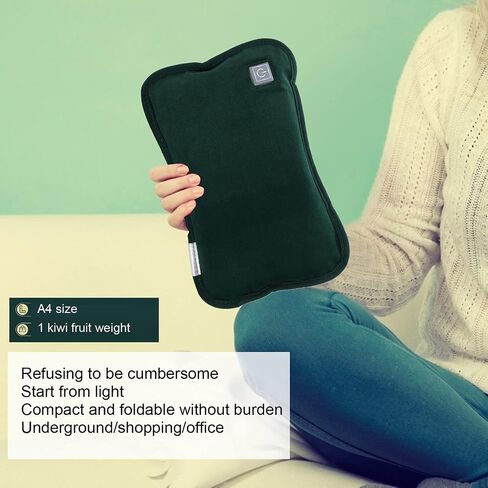 وسادة تسخين كهربائية، وسادة يد للتدفئة الكهربائية USB، وسادة تسخين كهربائية لآلام الظهر، درجات حرارة اليد لتدفئة الشتاء، 11.0 × 7.5 بوصة (أخضر) in Saudi Arabia