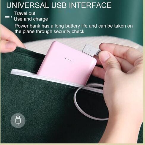 وسادة تسخين كهربائية، وسادة يد للتدفئة الكهربائية USB، وسادة تسخين كهربائية لآلام الظهر، درجات حرارة اليد لتدفئة الشتاء، 11.0 × 7.5 بوصة (أخضر) in Saudi Arabia