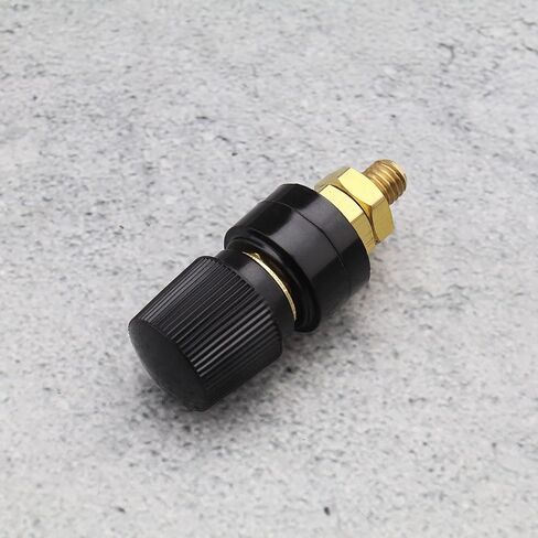 ECSiNG 4PCS Binding Post 555 Type M8 Post Terminal Brass Pillar Terminal Block 0V-380V 200A M8 Thread for Electric Welding Machine Truck Car 2 Black & 2 Red in Saudi Arabia