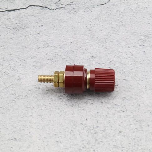 ECSiNG 4 قطع عمود ربط 555 نوع M8 محطة عمود نحاسي كتلة طرفية 0V-380V 200A M8 خيط لآلة اللحام الكهربائية شاحنة سيارة 2 أسود و2 أحمر in Saudi Arabia