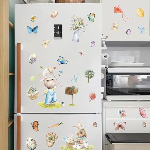 Spring Window Clings, YUOROS Butterfly Flower Window Stickers for Glass Windows in Saudi Arabia