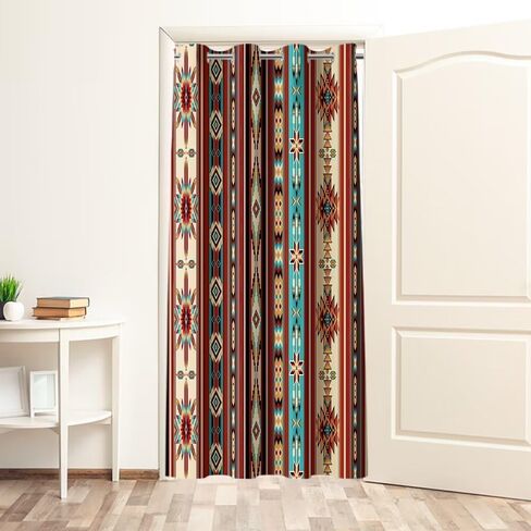 William Morris Floral Tree Doorway Curtains Privacy, Vintage Green Botanical Closet Door Curtain for Bedroom, Room Darkening Thermal Insulated Curtain Drape for Doors Windows W34 x L80 inch in Saudi Arabia