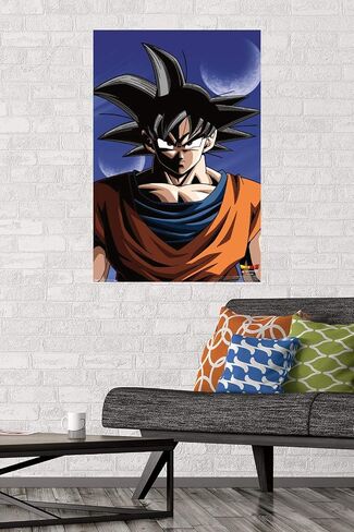Trends International Dragon Ball Z - Goku Wall Poster, 22.375" x 34", Unframed Version in Saudi Arabia