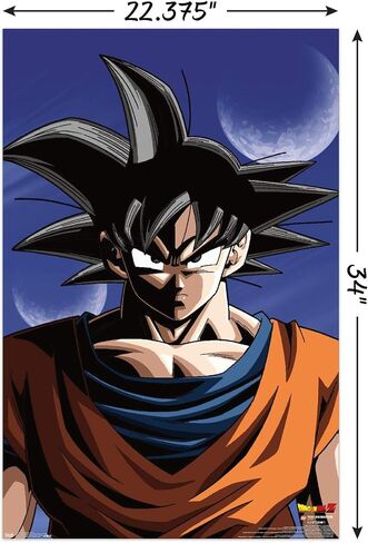 Trends International Dragon Ball Z - Goku Wall Poster, 22.375" x 34", Unframed Version in Saudi Arabia