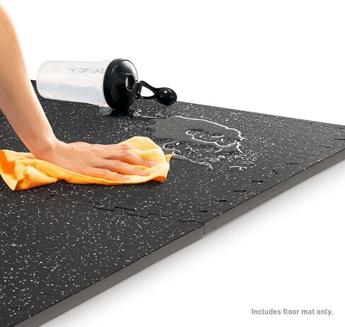Marcy Interlocking Dual Density Rubber Top EVA Foam Home Gym Floor Mat for Exercise Equipment & Accessories MAT-40 in Kuwait