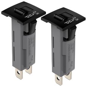 Thermal Circuit Breakers Fuseholder Type 125/250VAC 50/60Hz 32VDC 15Amp (Pack of 2)