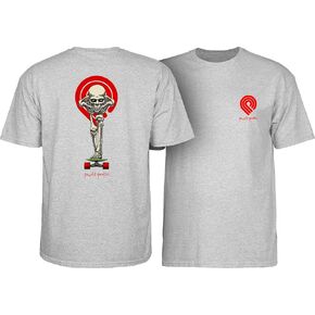 Powell Peralta Tucking Skeleton Athletic Heather T-Shirts