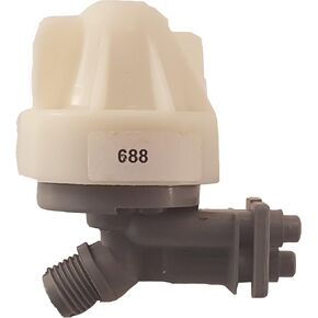 Kenmore 7253808 Water Softener Nozzle and Venturi Assembly Genuine Original Equipment Manufacturer (OEM) Part Cream and Gray