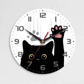Wall Clock, 10 Inch Silent Non-Ticking Home Kitchen Decor, Battery Operated for Bathroom Bedroom Living Room Office(Tree of Life)