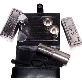 Holy Land Market Meal that Heals Communion Kit - Complete set with leather Belt Bag with Messianic Seal
