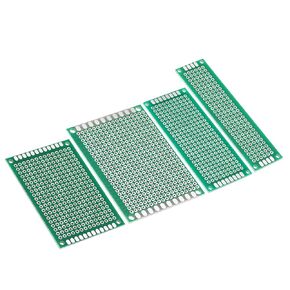 PATIKIL PCB Board Circuit, 20 Pcs Prototype Perfboard Solder Board for DIY Soldering and Electronic Circuit Boards Solderable Breadboard, Green