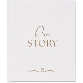 Anniversary Journal For Couples | 1 Year Anniversary Scrapbook & Photo Album Book | From 1st to 75th Wedding Anniversaries | Paper Gifts For Husband or Wife