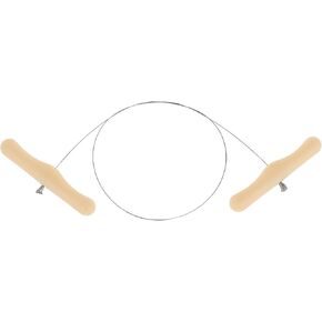 Cheese Cutter with Wire - Cheese Slicer Wire 17.7 Inch - Slicers/Strings for Block Cheese with Handles, Stainless Steel