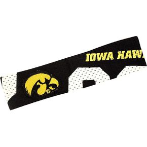 Littlearth Unisex-Adult NCAA Iowa Hawkeyes 1 Jersey FanBand Headband, Team Color, One Size, (100404-UIWA-1)