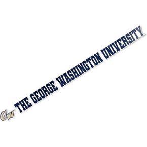 Desert Cactus The George Washington University Sticker GW Name Logo Vinyl Decal Laptop Water Bottle Car Scrapbook (15 Inch Sticker)