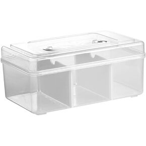 Hemoton Plastic Storage Box Empty Family Medicine Box For Home Bandages Pill Suppliers Portable Emergency Box