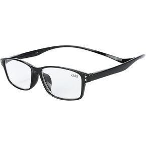 Magnetic Reading Glasses Long Temples Computer Readers Flexible Temple For Larger Face