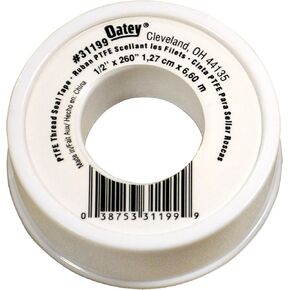 Oatey, White 31199 Thread Seal Tape, 1/2-Inch x 260-Inch