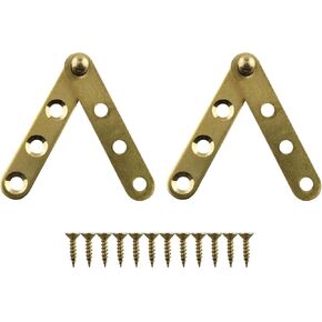 360 Degree Rotatable Door Pivot Hinge JCBIZ 2PCS 360 Degree Rotatable Golden Brass Antique Cabinet Door Hidden Copper Hinge for Windows Fence Sheds Kitchen Gate Closet Cupboards Straight Hinges