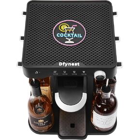 حصيرة Dfynet Bar متوافقة مع BEV من Black+Decker، ماكينة صنع الكوكتيل، آمنة للاستخدام في غسالة الأطباق، ملونة
