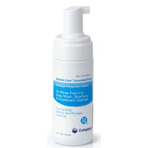 Coloplast Bedside-Care Foam Body Wash, Shampoo, and Cleanser Unscented 4Oz 7147