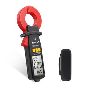 Digital AC Leakage Clamp Meter 0.01mA Resolution ACA MAX 60A 1999 Counts Auto Range Data Hold Ammeter Clampmeter Amperimetro Amperemetre Professional Micro Current Tester