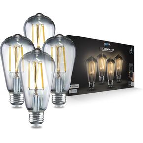 Geeni Smart Light Bulb - Alexa and Google Home Compatible, Tunable White LED Programmable and Dimmable WiFi Light Bulb, App Controlled (ST21, 2-Pack)