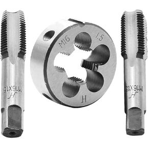 M16x1.5 Metric Right Hand Thread Tap and Die, Generally Used for Through-hole Processing of Carbon Steel, Alloy Steel and Cast Iron, Etc., B-GCH35