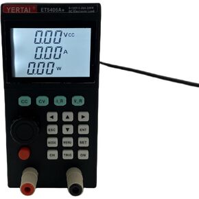 YERTAI 200W Signal channel Electronic Load Tester 200W,0-120v 0-20A Battery Tester.Switching Power Supply,linear power Supply USB communication,black color,ET5406A+
