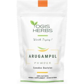 Arugampul Powder–Bermuda Grass Powder - Cynodon Dactylon -1lb–Fresh & Pure