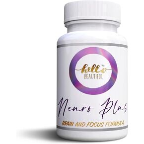 Hello Beautiful Neuro Plus Brain Focus Formula - Enhance Memory, Concentration & Mental Clarity - Nootropic Supplement for Peak Brain Performance