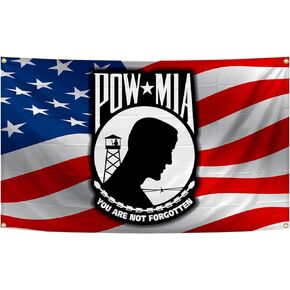 ZentOy Fun and Memory Tapestries Pow Mia You are Not Forcotten American Background 3×5FT Bedroom Living Room Office Gym Club Decor Tapestry