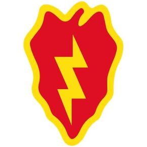 25th Infantry Division Sticker Army Decal, Morale Rank - Lightning Army Infantry Full Color Sticker Decal, CAR Automotive Truck Vehicle Tumbler Hardhat Helm Luggage Notebook Laptop Gift